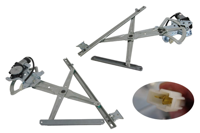 Front Window Regulator RHS (2-Pin, With Motor) Toyota Hiace Trh Kdh Lwb Slwb 03/2005 - 04/2019 TYHI-WIR-92R - Sterling