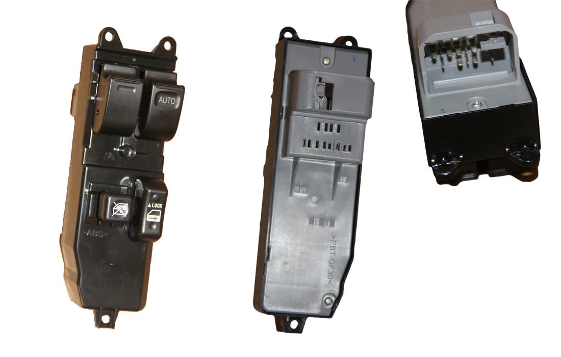 Front Power Window Switch (Main, RHS), TRH/KDH Toyota Hiace 2005 - 2019 TYHI-WIS-05R - Sterling