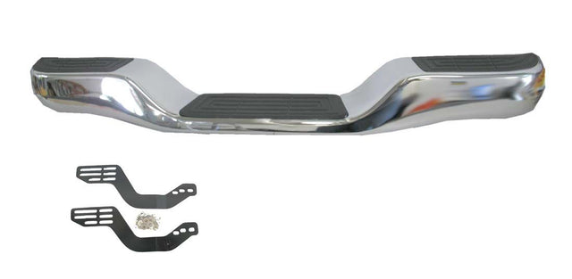 Rear Chrome Step Bar (with Brackets), RN8#/LN10#/RN14# Toyota Hilux 1989 - 2005 TYHX-BAR-60B - Sterling