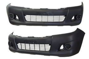 Front Bumper Bar Cover (with Inserts), TGN/KUN/GGN Toyota Hilux 2011 - 2015 TYHX - BAR - 91F - Sterling Parts - Grilles & Bumper Parts - Sterling Parts