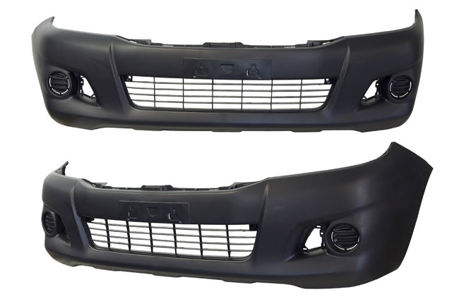 Front Bumper Bar Cover (with Inserts), TGN/KUN/GGN Toyota Hilux 2011 - 2015 TYHX - BAR - 91F - Sterling Parts - Grilles & Bumper Parts - Sterling Parts
