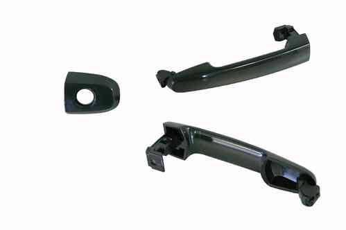 Front Outer Door Handle (LHS, Black, with Key Hole) Toyota Hilux 2005 - 2015 TYHX-DOH-61L-1 - Sterling