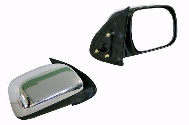 Door Mirror (Manual, Chrome, RHS) Toyota Hilux 2005 - 2011 TYHX - DOM - 9905R - Sterling Parts - Exterior Mirrors - Sterling Parts