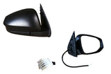 Door Mirror (Electric, Black, RHS) without Blinker Toyota Hilux 2015 - Onwards TYHX-DOM-9915R - Sterling