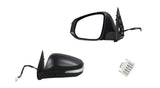 Door Mirror (LHS, Electric, Black, LED, Folding) Toyota Hilux 2015 - Onwards TYHX-DOM-9917L - Sterling