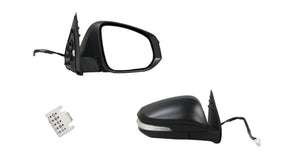 Door Mirror (RHS, Electric, Black, LED Blinker, Folding) Toyota Hilux 2015 - Current TYHX-DOM-9917R - Sterling