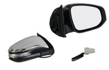 Door Mirror (RHS, Electric, Chrome, with Blinker) Toyota Hilux 2015 - ON TYHX - DOM - 9918R - Sterling Parts - Exterior Mirrors - Sterling Parts