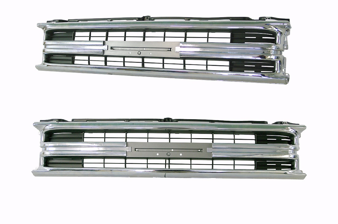 Front Grille (3 Piece, Black) Toyota Hilux RN85 1991 - 1994 TYHX - GRI - 27F - Sterling Parts - Grilles & Bumper Parts - Sterling Parts