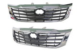 Front Grille (Black/Chrome Frame) Toyota Hilux SR5 2011 - 2015 TYHX-GRI-71F - Sterling