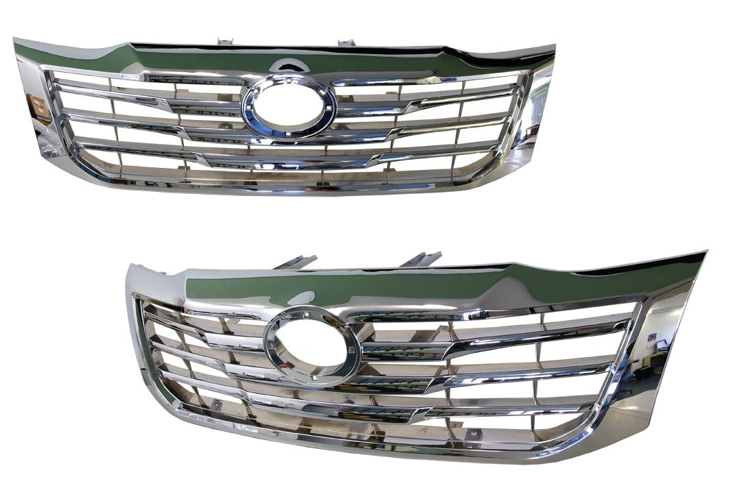 Front Grille (Full Chrome) Toyota Hilux TGN/KUN/GGN 2011 - 2015 TYHX - GRI - 73F - Sterling Parts - Grilles & Bumper Parts - Sterling Parts