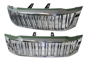 Front Grille (Vertical Bar, Full Chrome) Toyota Hilux TGN/GGN/KUN 2011 - 2015 TYHX - GRI - 77F - Sterling Parts - Grilles & Bumper Parts - Sterling Parts