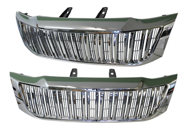 Front Grille (Vertical Bar, Full Chrome) Toyota Hilux TGN/GGN/KUN 2011 - 2015 TYHX - GRI - 77F - Sterling Parts - Grilles & Bumper Parts - Sterling Parts