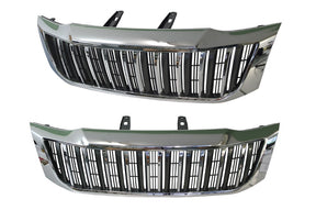 Front Grille (Vertical Bar, Chrome/Black) Toyota Hilux KUN/TGN/GGN 2011 - 2015 TYHX-GRI-78F - Sterling