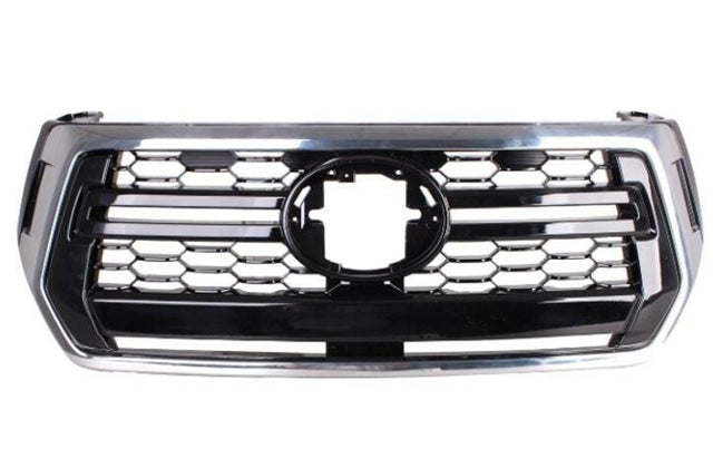Grille (Black with Chromed Frame) Toyota Hilux SR/SR5 2018 - 2020 TYHX-GRI-8605F - Sterling