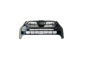 Front Grille (Black, Chromed Strip, No Camera Hole) Toyota Hilux Rogue 2020 - Onwards TYHX-GRI-8615F - Sterling