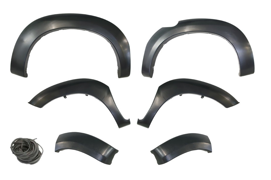 Guard Flare Kit (6 Piece, No Clips) Toyota Hilux Dual Cab 2011 - 2015 TYHX - GUF - 07N - Sterling Parts - Body Panels & Hardware - Sterling Parts