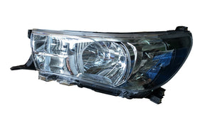 Headlight (LHS, Halogen H4, Manual) Toyota Hilux 2015 - 2020 TYHX - HEL - 60L - Sterling Parts - Headlight Assemblies - Sterling Parts