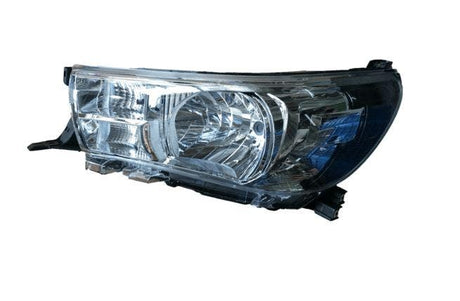 Headlight (LHS, Halogen H4, Manual) Toyota Hilux Workmate 2WD 05/2020 - ONWARDS TYHX-HEL-64L - Sterling Parts