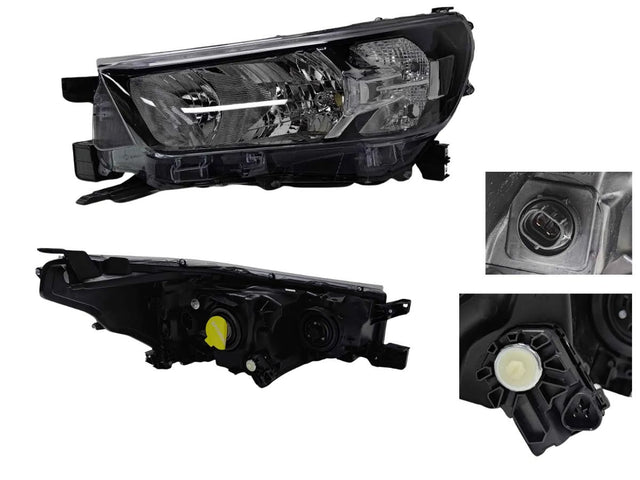 Headlight (LHS, Halogen H11/HB3) with Motor Adjuster Toyota Hilux 4WD 2020 - ON TYHX - HEL - 66L - Sterling Parts - Headlight Assemblies - Sterling Parts