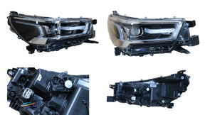 Headlight (RHS, LED, Chrome Surround) with Auto - Levelling Motor, Workmate, SR, SR Hi - Rider Toyota Hilux 2020+ TYHX - HEL - 69R - Sterling Parts - Headlight Assemblies - Sterling Parts