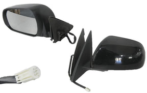 Door Mirror (LHS, Black Electric) Toyota Kluger GSU40/GSU45 2007 - 2013 TYKG-DOM-03L - Sterling