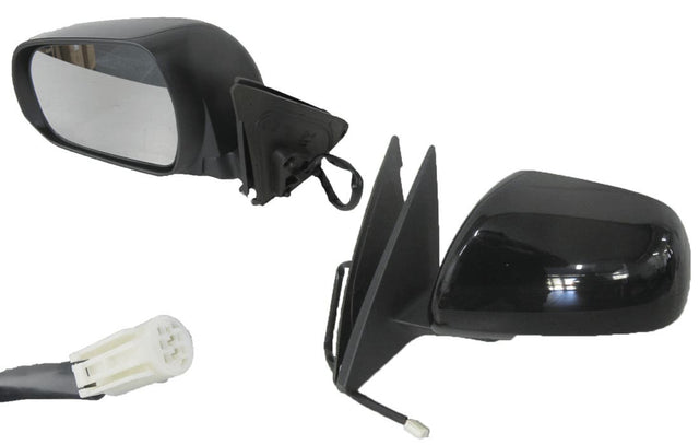 Door Mirror (LHS, Black Electric) Toyota Kluger GSU40/GSU45 2007 - 2013 TYKG-DOM-03L - Sterling