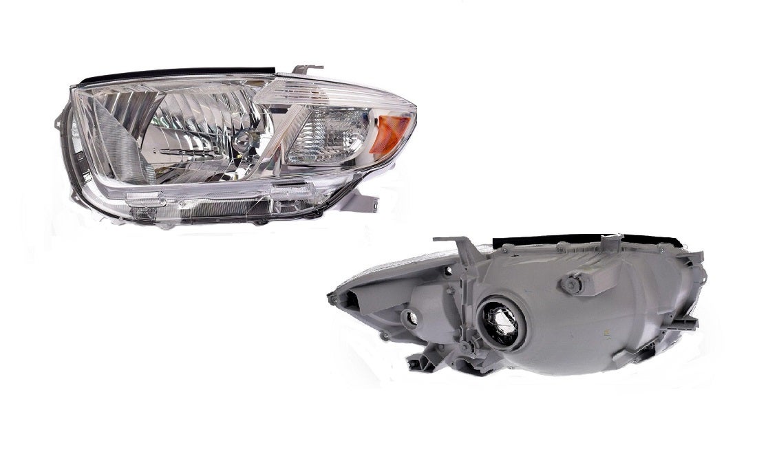 Headlight (LHS, Chrome) Toyota Kluger GSU40/45 2007 - 2010 TYKG - HEL - 07L - Sterling Parts - Headlight Assemblies - Sterling Parts