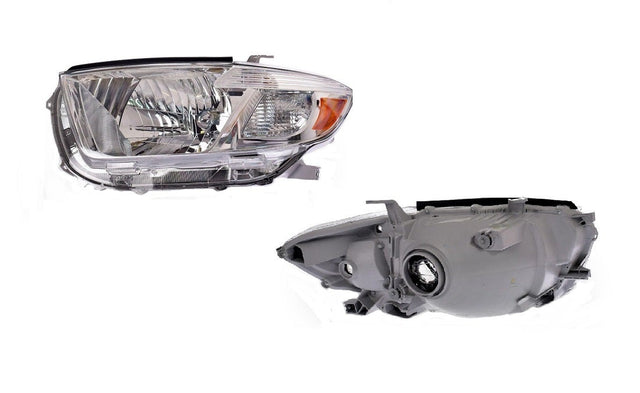 Headlight (LHS, Chrome) Toyota Kluger GSU40/45 2007 - 2010 TYKG - HEL - 07L - Sterling Parts - Headlight Assemblies - Sterling Parts