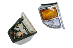 Corner Lamp (RHS, Chrome) Toyota LandCruiser 70 Series 1999 - 2007 TYLA-COL-47R - Sterling