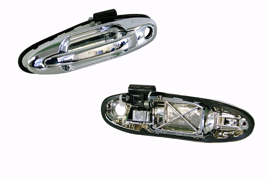 Front Outer Door Handle (LHS, Chrome) Toyota LandCruiser 100 Series 1998 - 2007 TYLA - DOH - 10L - Sterling Parts - Door Handles - Sterling Parts