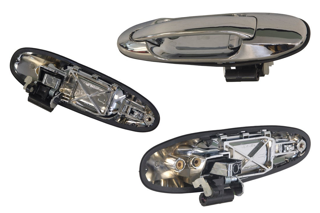 Rear Outer Door Handle (RHS, Chrome) Toyota LandCruiser 100 Series 1998 - 2007 TYLA-DOH-12R - Sterling