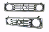 Front Grille (Chrome/Black), FJ78/FJ79 Toyota LandCruiser 70 Series 1999 - 2007 TYLA-GRI-54F - Sterling
