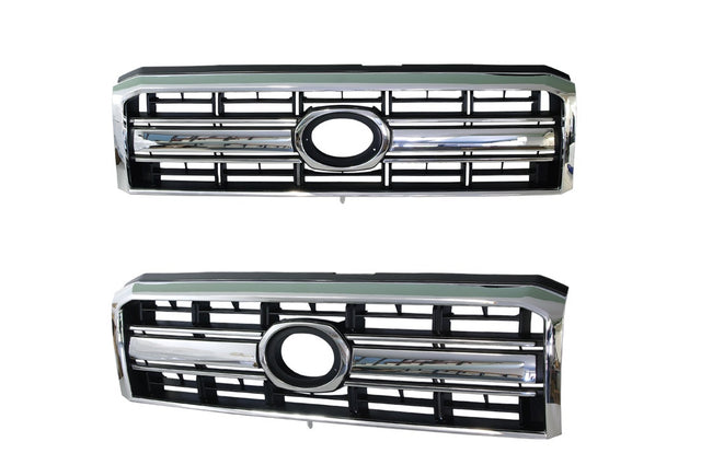 Grille (Chrome/Black) Toyota LandCruiser VDJ70 Series 2007 - 2023 TYLA-GRI-56F - Sterling