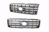 Front Grille (Chrome/Grey) Toyota LandCruiser 100 Series 2005 - 2007 TYLA - GRI - 69F - Sterling Parts - Grilles & Bumper Parts - Sterling Parts