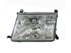 Headlight (Crystal Lens, LHS) Toyota LandCruiser 100 Series 1998 - 2005 TYLA-HEL-88L - Sterling