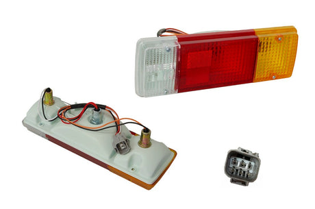Tail Light (300mm x 100mm, Square Plug) Toyota LandCruiser 70 Series 1985 - 2007 TYLA-TAL-32N - Sterling Parts
