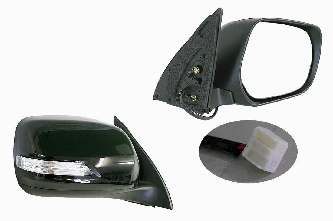 Door Mirror (RHS, Electric, 5 Pin) Toyota Prado J150 2009 - 2013 TYPD - DOM - 09R - Sterling Parts - Exterior Mirrors - Sterling Parts