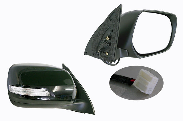 Door Mirror (RHS, Electric, 5 Pin) Toyota Prado J150 2009 - 2013 TYPD - DOM - 09R - Sterling Parts - Exterior Mirrors - Sterling Parts