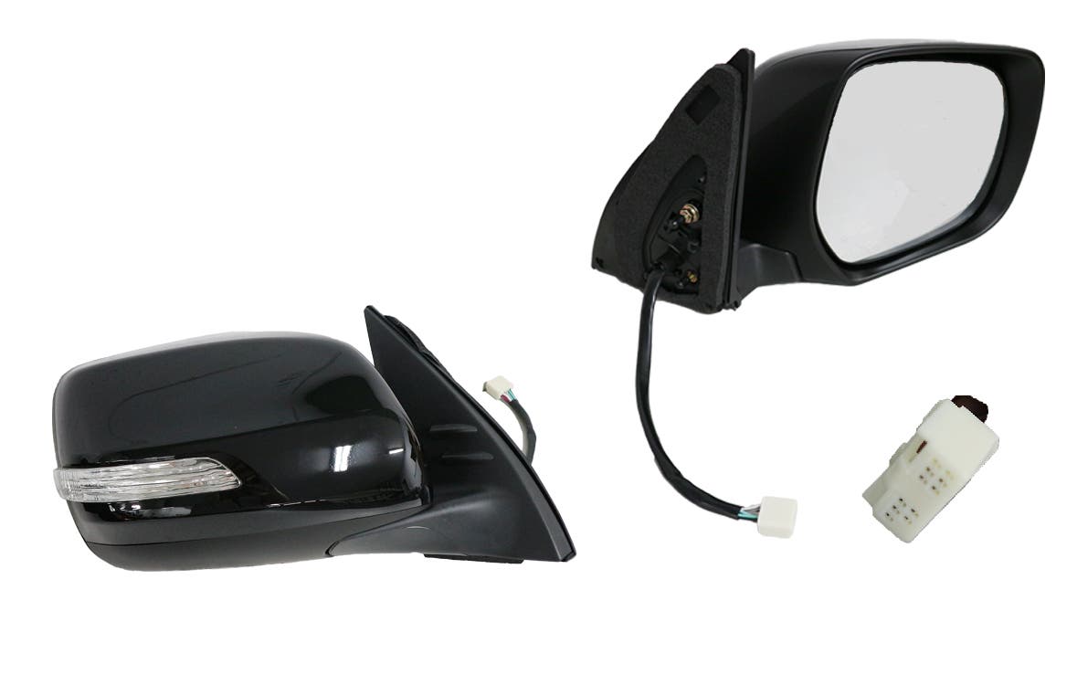 Door Mirror (RHS, Electric, Heated, Folding, 9 Pin) Toyota Prado J150 2013 - 2023 TYPD - DOM - 13R - Sterling Parts - Exterior Mirrors - Sterling Parts