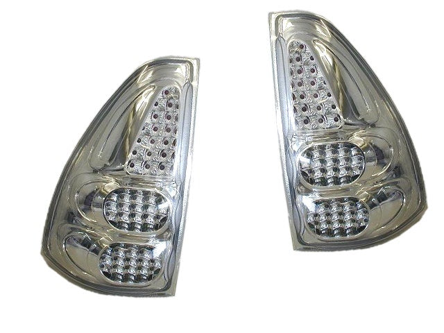 Tail Light (LED, Chromed, 2 Piece Set) Toyota Prado J120 2003 - 2009 TYPD - TAL - 09N - Sterling Parts - Tail Lights - Sterling Parts