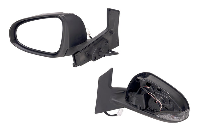 Door Mirror (LHS, Electric, with Blinker), 5 Pin Toyota Prius C NHP10 2011 - 2020 TYPR - DOM - 40L - Sterling Parts - Exterior Mirrors - Sterling Parts