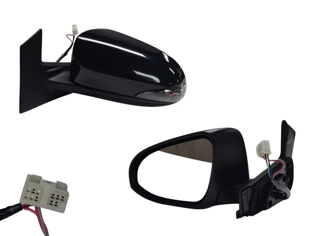 Door Mirror (LHS, Electric, 7 Pin, with Blinker Folding) Toyota Prius C NHP10 2011 - 2020 TYPR - DOM - 41L - Sterling Parts - Exterior Mirrors - Sterling Parts