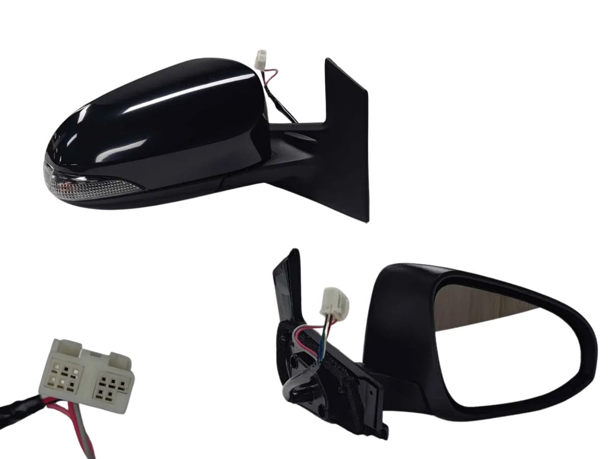 Door Mirror (RHS, Electric, 7 Pin) with Blinker Folding Toyota Prius C NHP10 2011 - 2020 TYPR - DOM - 41R - Sterling Parts - Exterior Mirrors - Sterling Parts