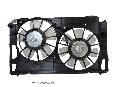 Radiator Fan (Dual) Toyota Prius V ZVW40 2012 - 2015 TYPR-FNR-06F - Sterling Parts