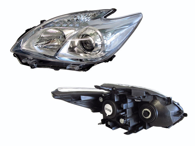 Headlight (LHS) with H11/HB3 Globes Toyota Prius ZVW30 2009 - 2011 TYPR - HEL - 04L - Sterling Parts - Headlight Assemblies - Sterling Parts