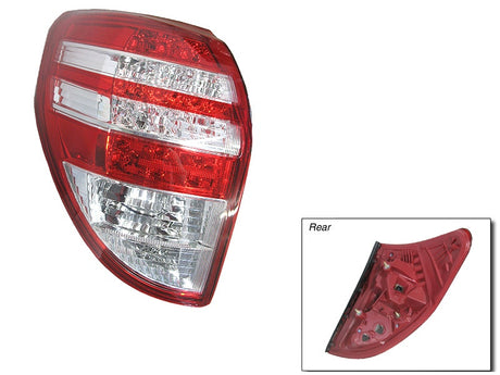 Tail Light (LHS, Red/Clear Lens) Toyota RAV4 ACA30 2008 - 2012 TYR4-TAL-28L - Sterling Parts