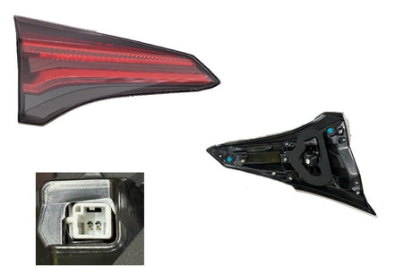 Inner Tail Light (LHS, LED) Toyota RAV4 ALA/ASA/ZSA40 Series 2 2015 - 2018 TYR4-TAL-34L - Sterling Parts