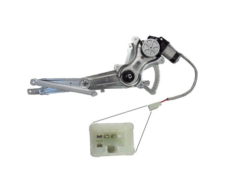 Front Window Regulator RHS (2-Pin, With Motor) Toyota RAV4 ACA20# 06/2000 - 12/2005 TYR4-WIR-12R - Sterling Parts