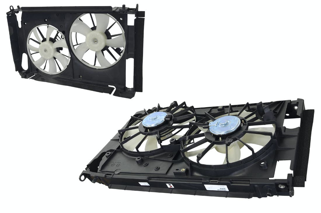 Radiator Fan (Dual, 2.4L 4 Cyl Petrol) Toyota Tarago ACR50 2006 - 2019 TYTA - FNR - 05F - Sterling Parts - Electric Cooling Fans - Sterling Parts