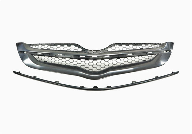 Front Grille (Black with Black Centre Mould) Toyota Yaris NCP93 2006 - 2008 TYYS-GRI-09F - Sterling